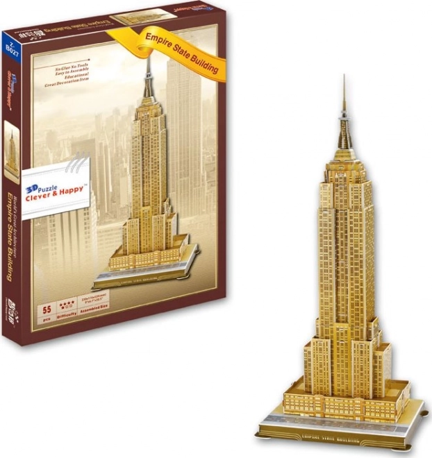 3D sestavljanka Empire State Building - CLEVER & HAPPY
