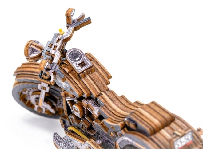 WOODEN CITY 3D sestavljanka Motorno kolo Cruiser Omejena izdaja 168 kosov