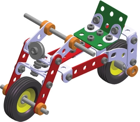 Merkur 011 Motorno kolo - 222 delov