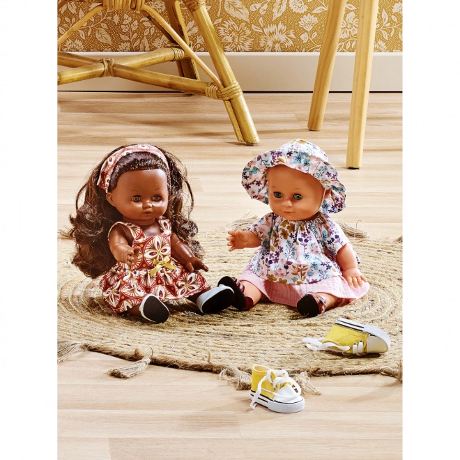 Lutka Petitcollin Bébé d'amour Ally 28 cm