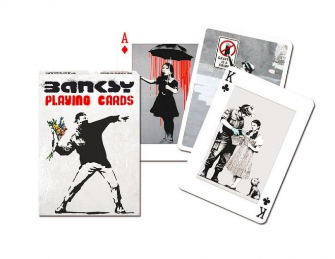 Igralne karte z motivi Banksy od Piatnik