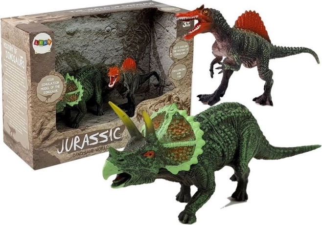 Komplet dinozavrskih figuric - Spinozaver, Triceratops
