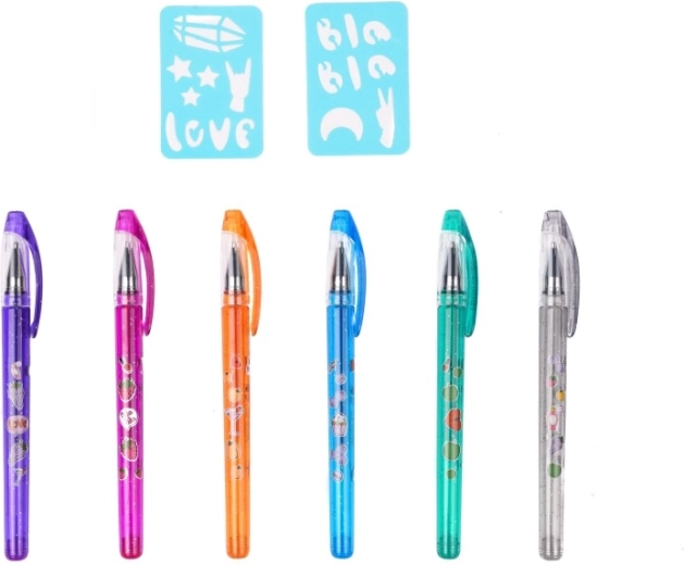 Šest barvnih dišečih per