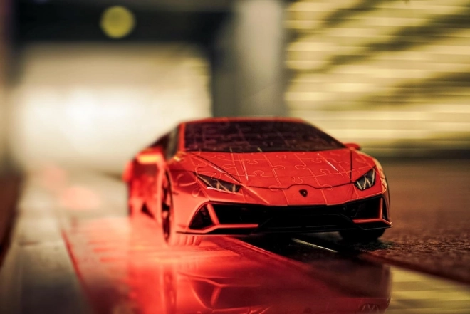 108-delna sestavljanka 3D Vozila Lamborghini Huracan Evo Arancio