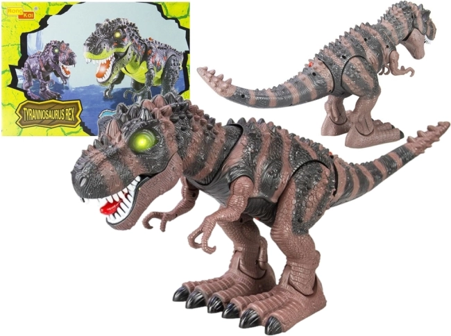 Hodeči dinozaver T. rex na baterije – rjav