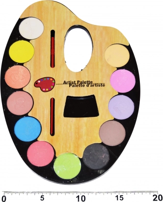 Vodene barve – paleta