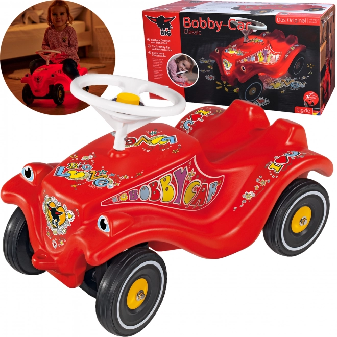 BIG Bobby Car klasično poganjalec s hupo in svetlobnimi učinki