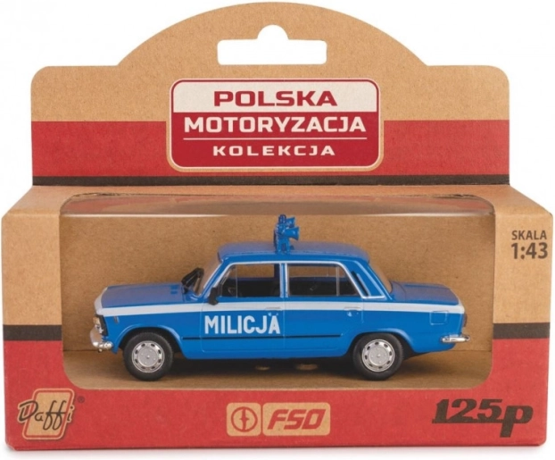 Model avtomobila FSO/Polski Fiat 125p Milicja 1:43