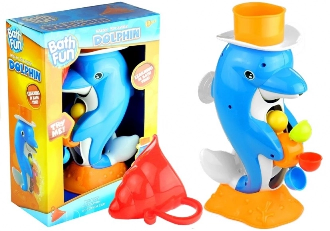 Igrača za kopel s fontano Dolphin Reels