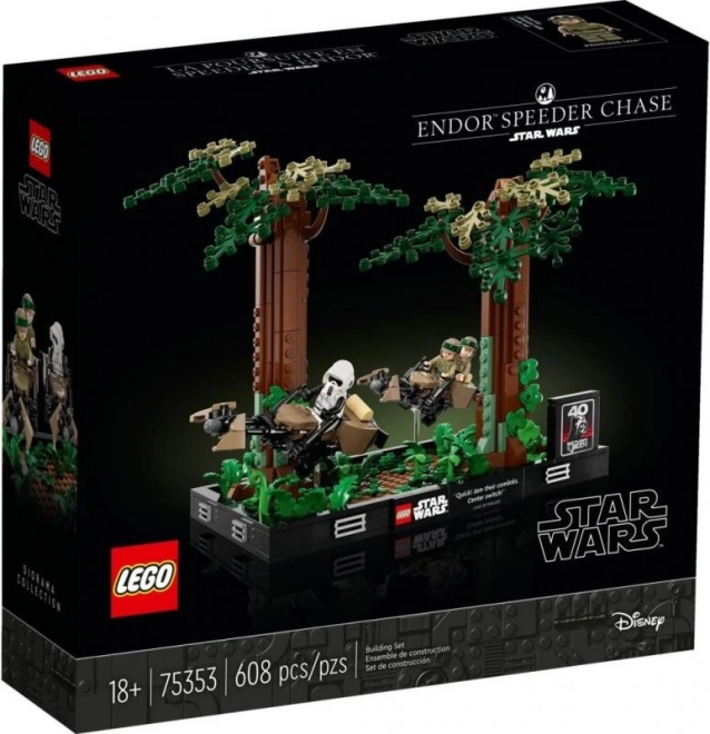 LEGO® Star Wars™ 75353 Preganjanje s spidrji na planetu Endor™ – diorama