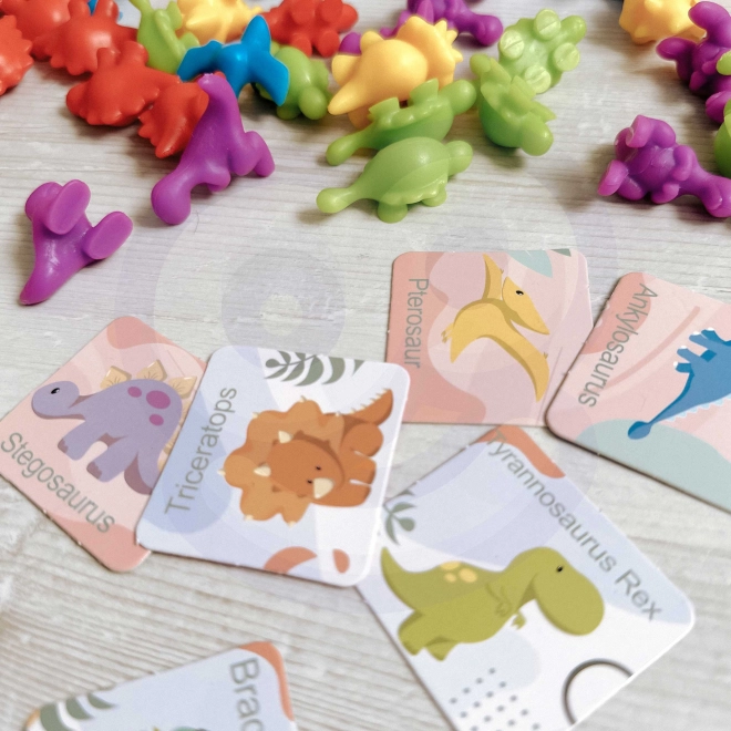 WOOPIE Izobraževalni Set Računanje Montessori Dino Sestavljanka 95 ks