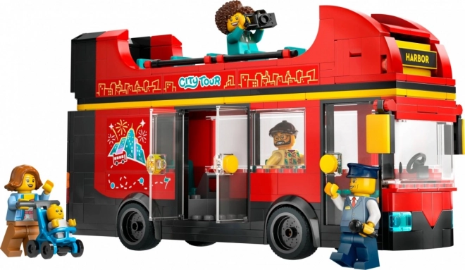 LEGO Mesto 60407 Rdeči dvonadstropni izletniški avtobus