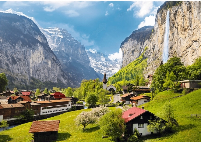 Sestavljanka 3000 kosov – Lauterbrunnen, Švica TREFL