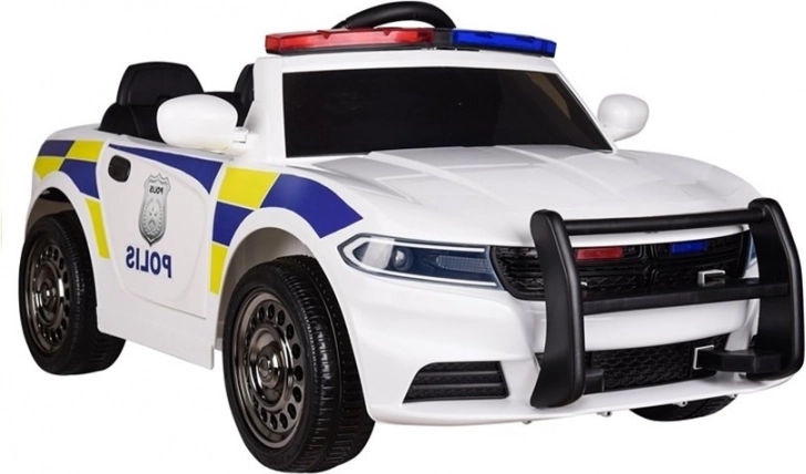 Beli policijski avto na baterije