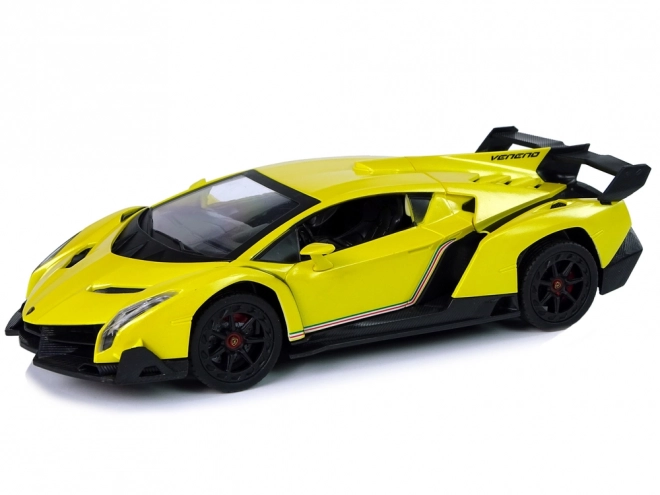 Daljinsko vodeno Lamborghini Veneno Rumena 2.4G daljinsko upravljanje volana Zvočne luči