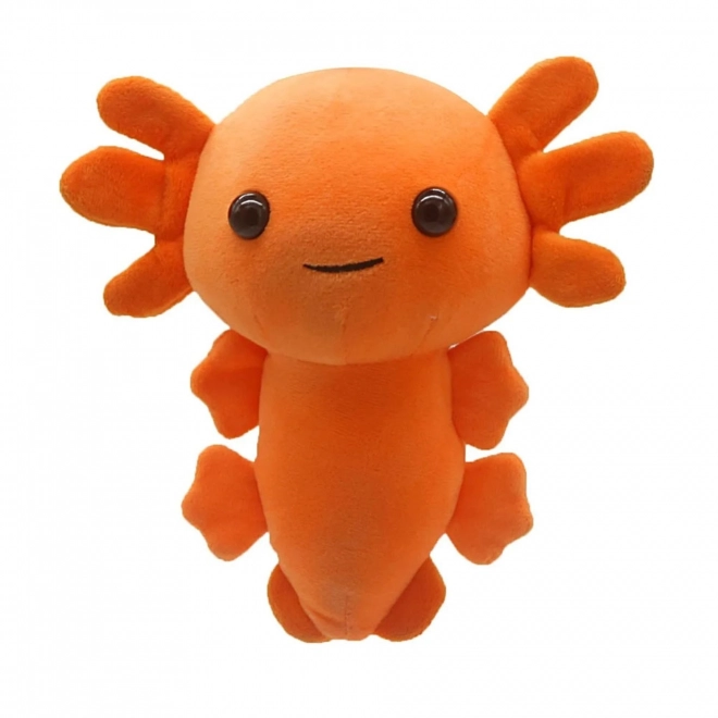 Prikupen Noxxiez AX005 aksolotl oranžen - vodni zmajček iz pliša 21 cm
