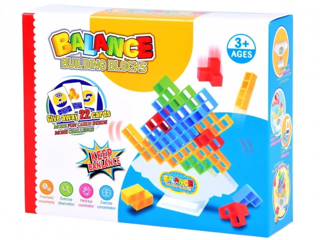 Gradbeni komplet Tetris 3D igra balansirni stolp