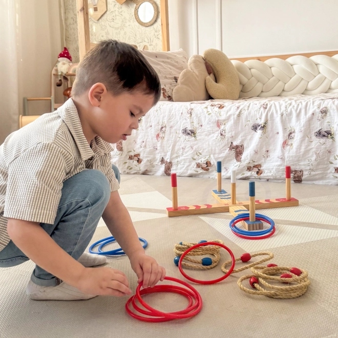 Lesena igra Ring Cross od Tooky Toy