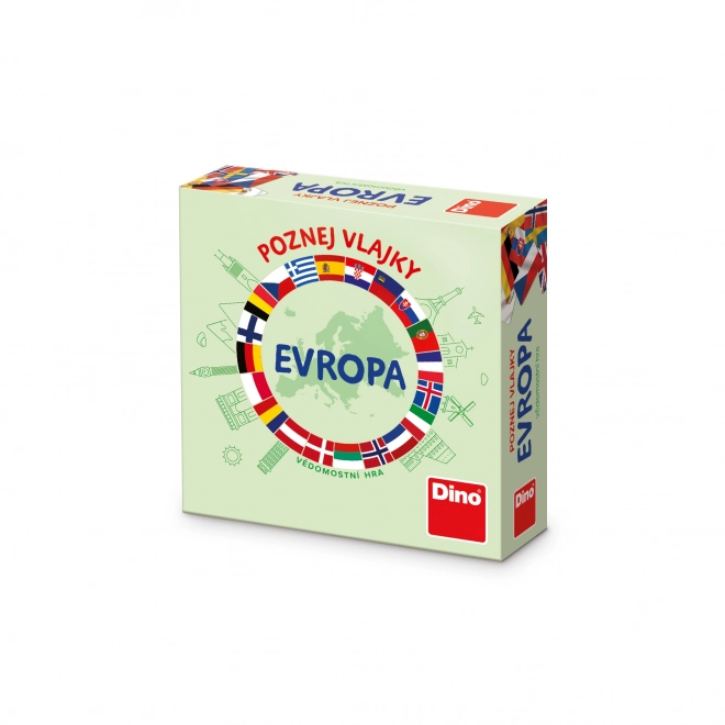Dino Potovalna igra Spoznaj zastave Evrope