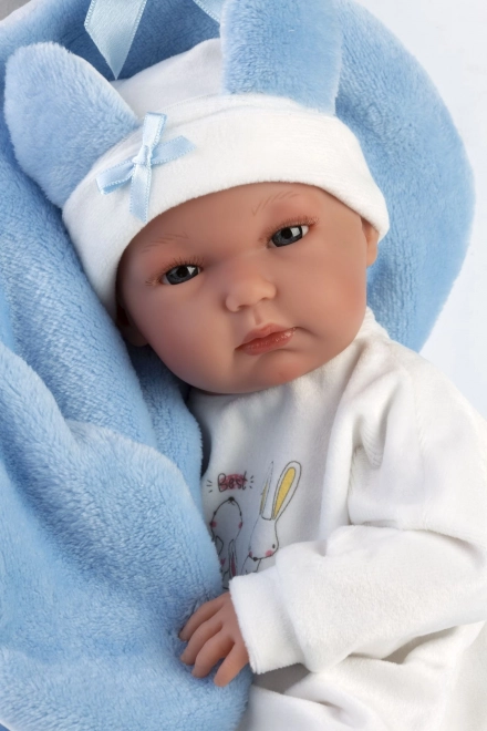 Llorens New Born - realistično dojenček deček 35 cm