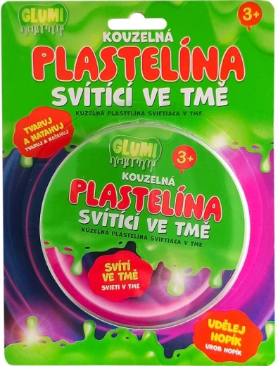Čarobna plastelina, ki sveti v temi GLUMI