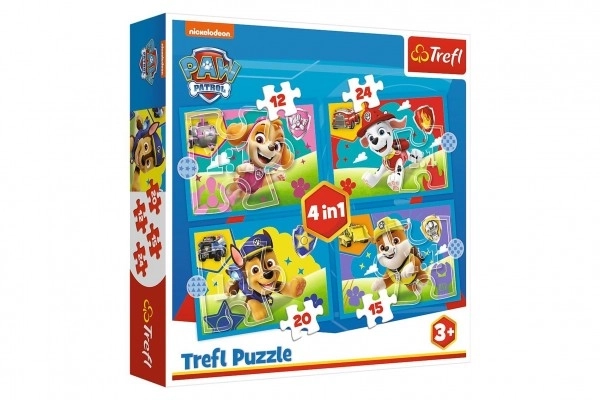 Sestavljanka 4v1 Tekajoči psi Pasja patrulja