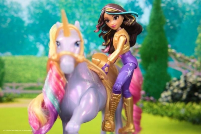 Svetlobni samorog in figura Sophia & Wildstar