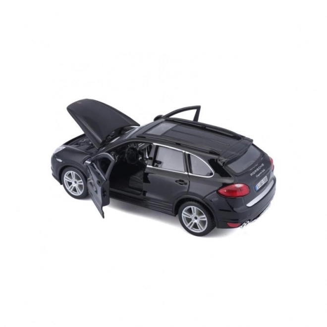 Kovinski model Porsche Cayenne Turbo črn 1/24