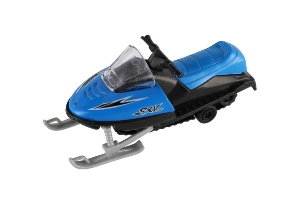 Igrača snežni skuter kovina/plastika 13 cm, na navijanje, 6 barv