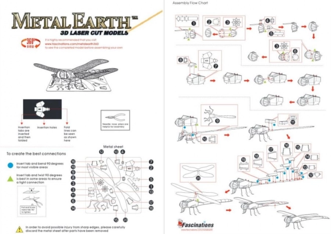 METAL EARTH 3D puzzle Vážek