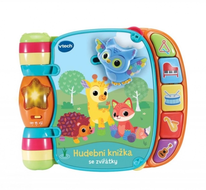 Vtech Glasbena knjižica z živalmi CZ