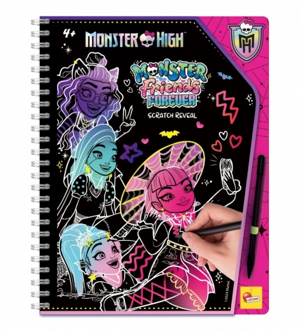 Scratch razkriti Sketchbook Scratch razkriti Monster High Forever Friends