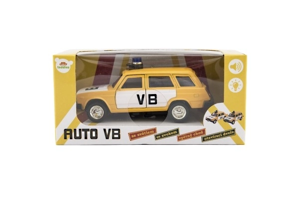 Policijski avto VB Lada Combi kovina/plast 12 cm z lučmi in zvokom
