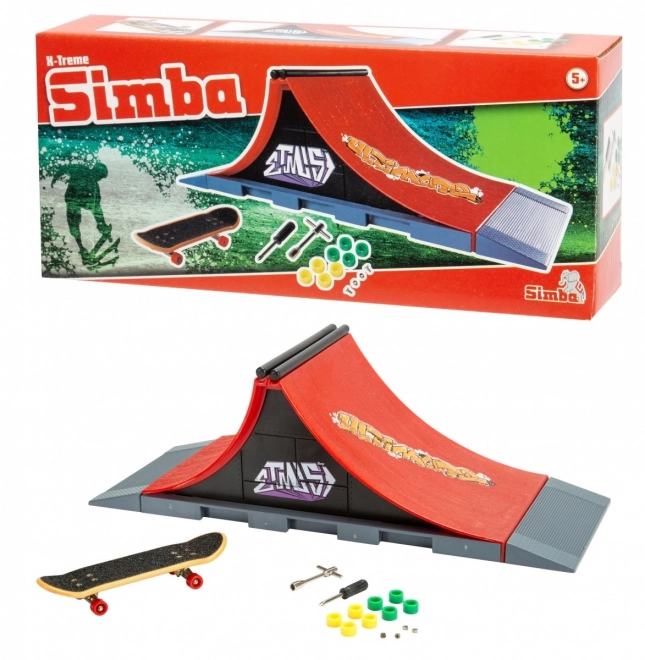 Mini skateboardov set WOT s rampo Utlimate