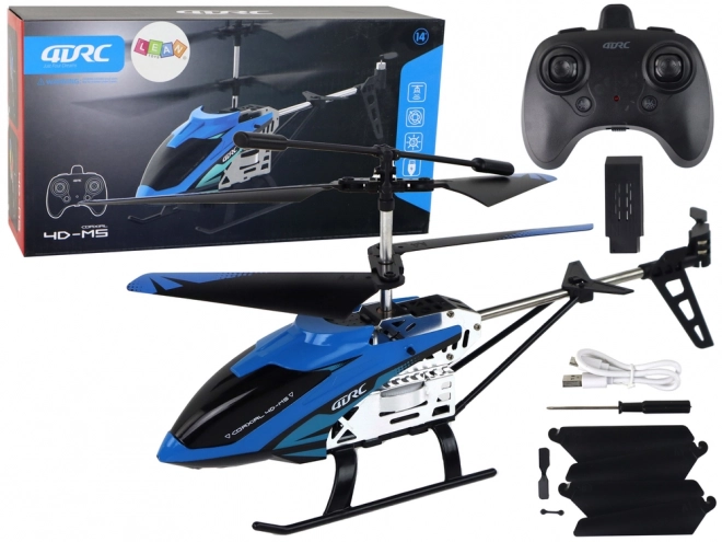 Aluminijasti RC helikopter 2.4G Modra 15 minut leta