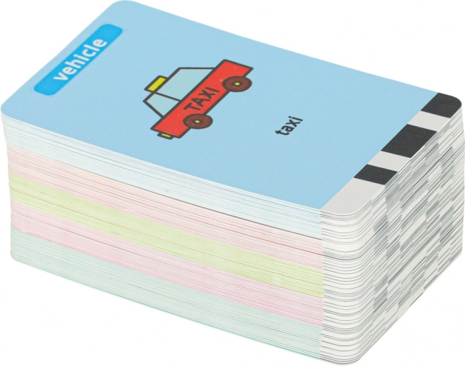 Učenje angleških besed s karticami