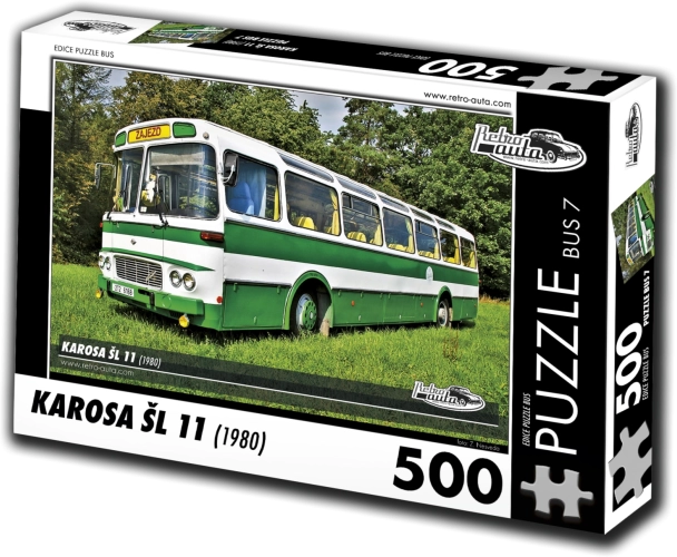 Sestavljanka Retro-avtomobili Karosa ŠL 11 avtobus (1980) 500 koščkov