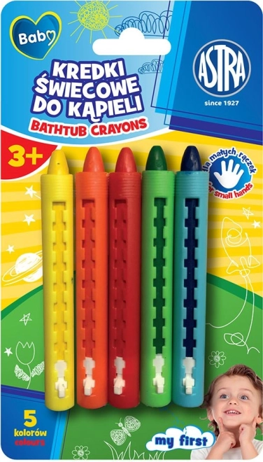 Kredke za kopel ASTRA BABY 5 kos