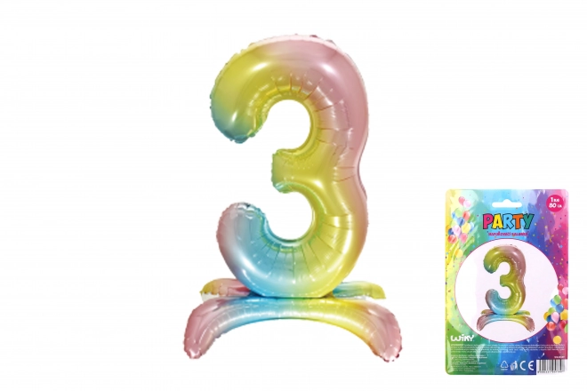Pisani balon za napihovanje - številka 3