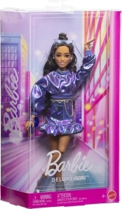 Barbie deluxe manekenka v modri obleki