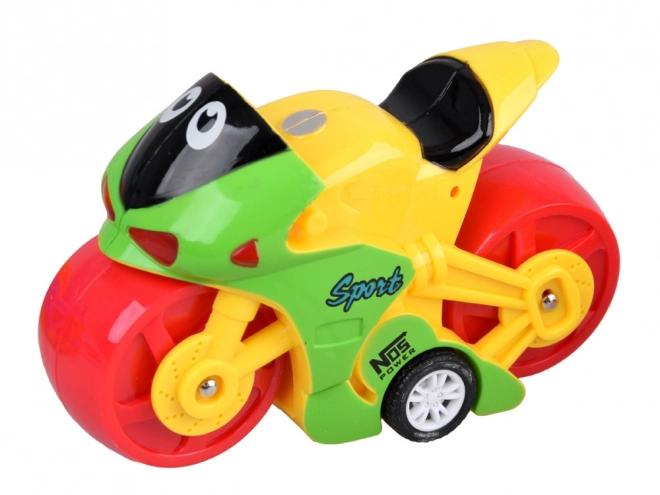 Pisano otroški motocikel za zabavo