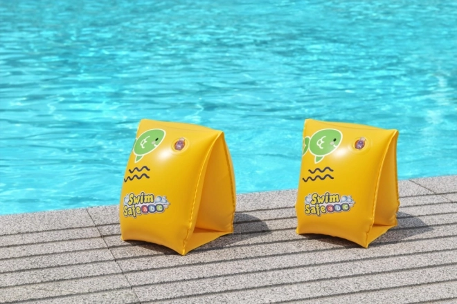 Napihljivi plavalni rokavčki rumeni S 25x15cm BESTWAY