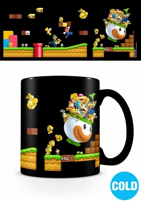 Spreminjajoča skodelica Super Mario Gold Coin Rush 315 ml