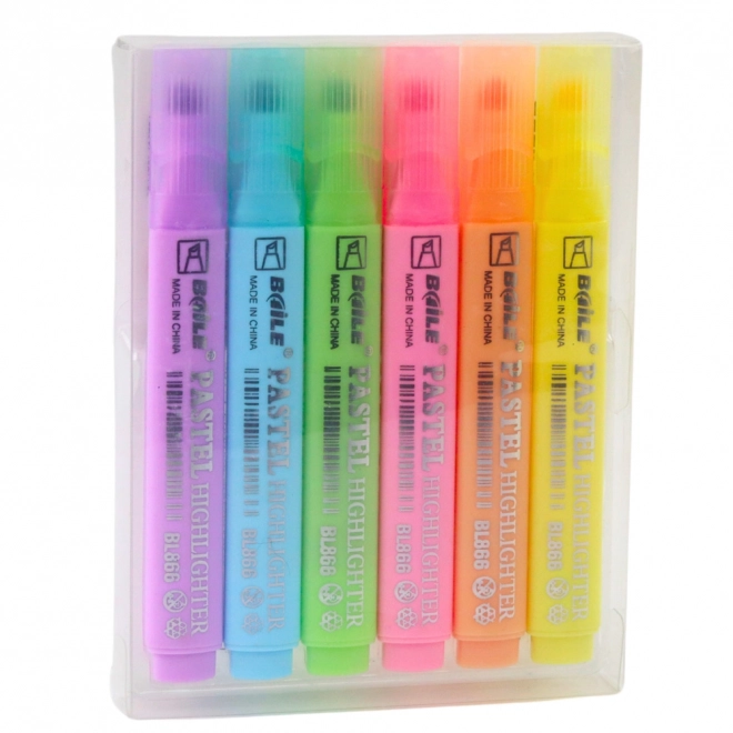 Set pastelnih označevalcev 6 kosov