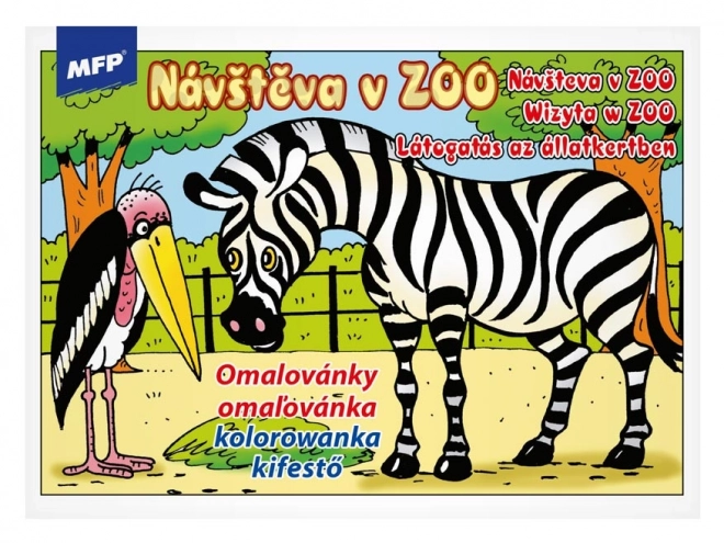Pobarvanka MFP Obisk v ZOO