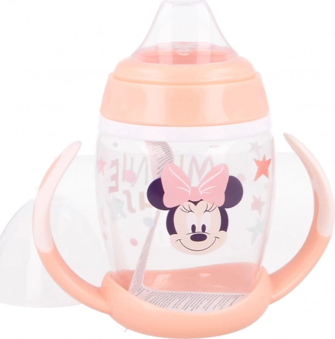 STOR Vrček z ročaji in silikonskim nastavkom 270ml Minnie