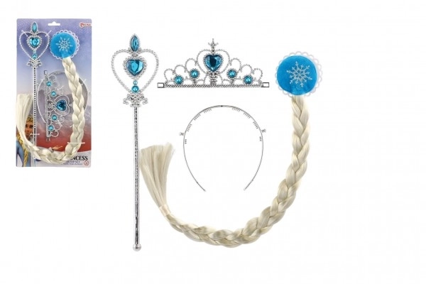 Set lepote Leden princeska s krono in žezlom