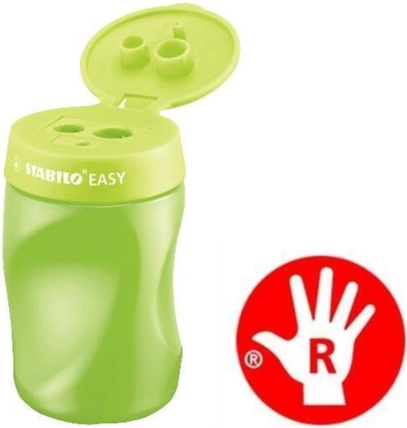 Stabilo EASYsharpener šilček za desničarje zeleno