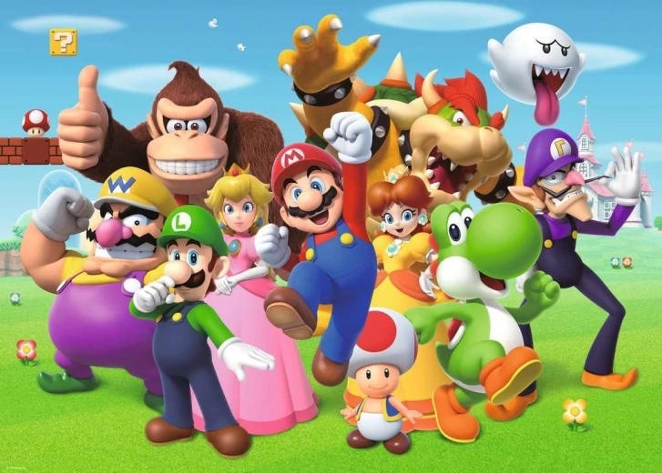Sestavljanka Super Mario 1000 kosov Ravensburger