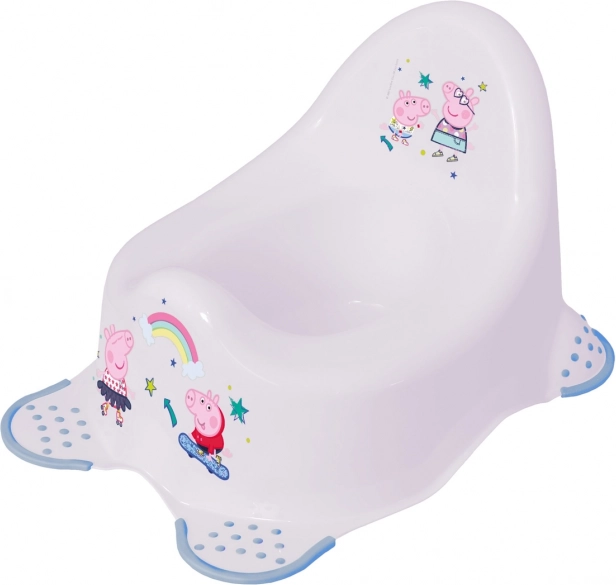 Otroški kahlič Peppa – bel, nedrseč